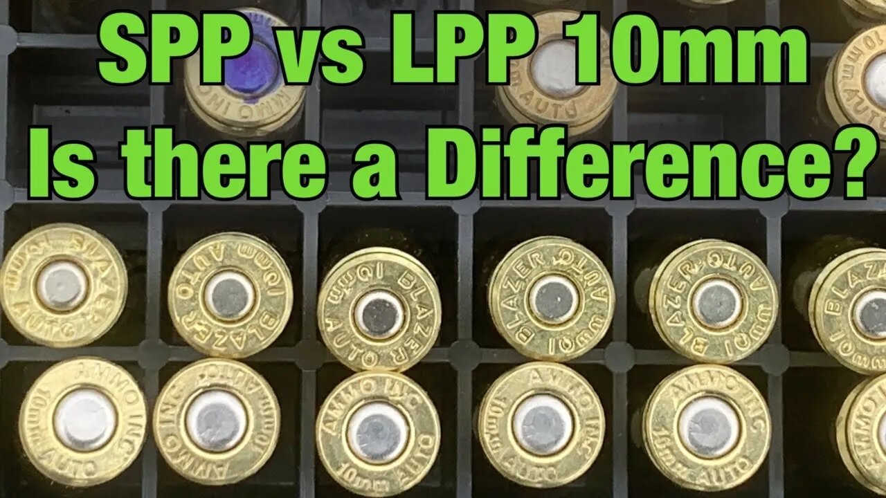 Small Pistol Primers vs Large Pistol Primers in 10mm - Is There any Difference?