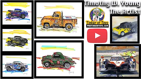 Timothy W. Young - The Artist - Lets take a look at his Sketches