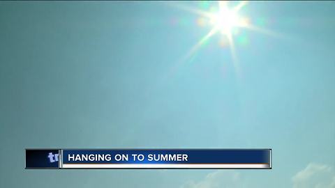 Warm fall temperatures prompt need to stay cool