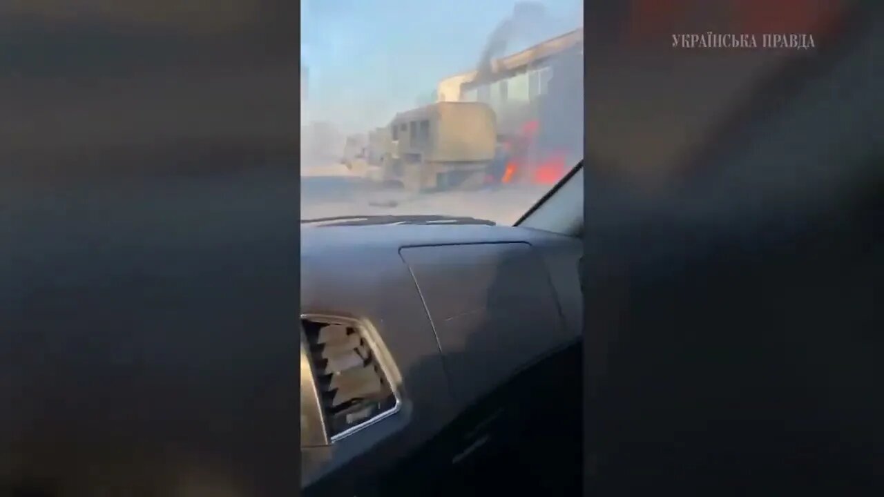 Ukrainian massive strike on Russian troops near Kherson