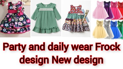 Good looking & comfortable little girl frock easy to make