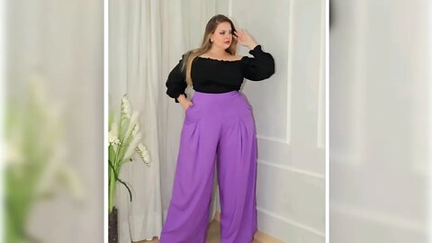 ✔️ CALÇA PANTALONA SOCIAL COM BOLSO PLUS SIZE