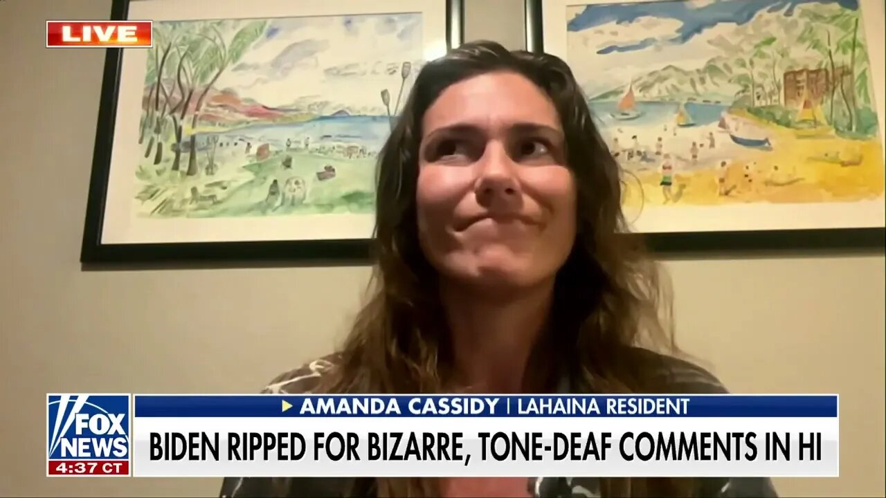 "Tone Deaf": Maui Wildfire Survivor Slams Biden For Comparing Made-Up Story To Lahaina Devastation