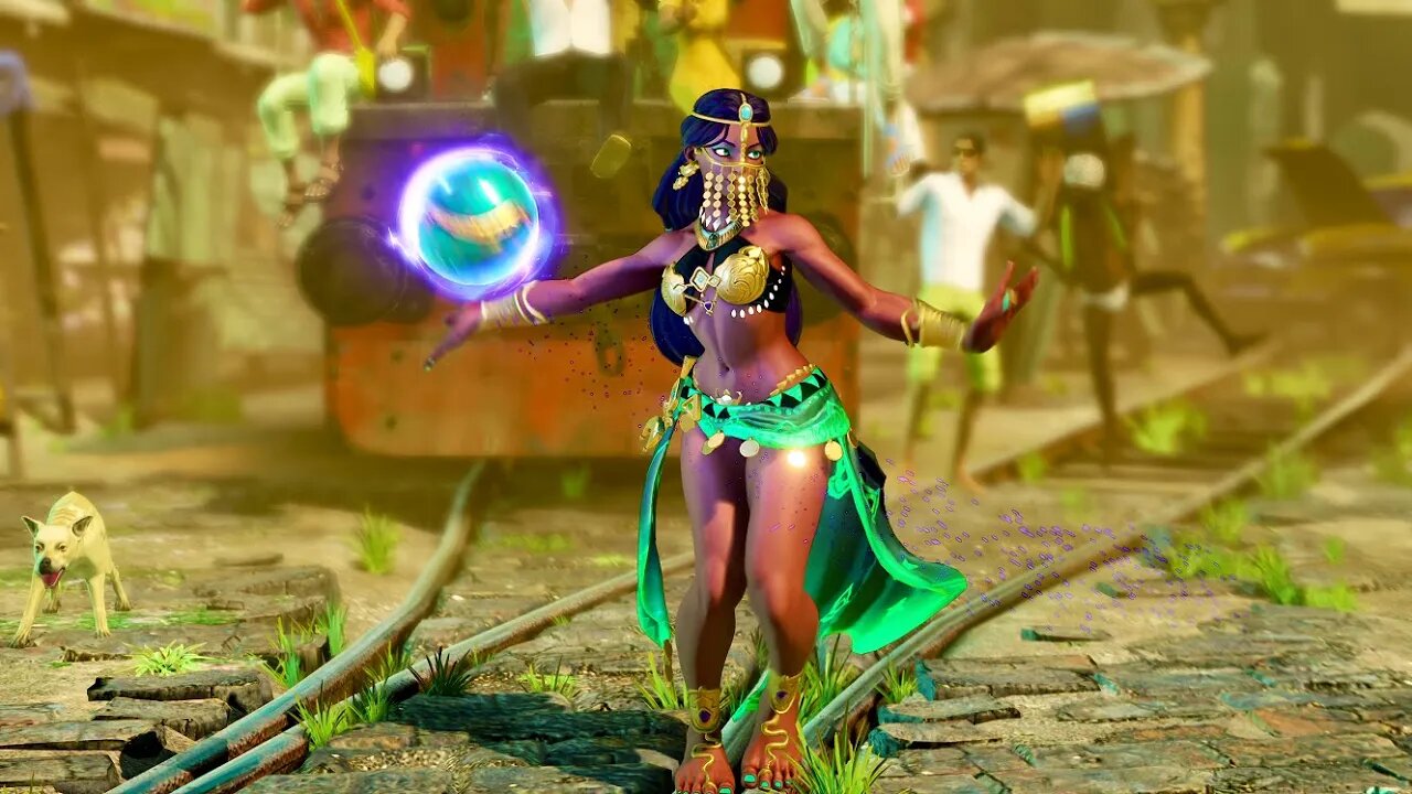 Street Fighter V Menat Arab Belly Dancer mod [4K]