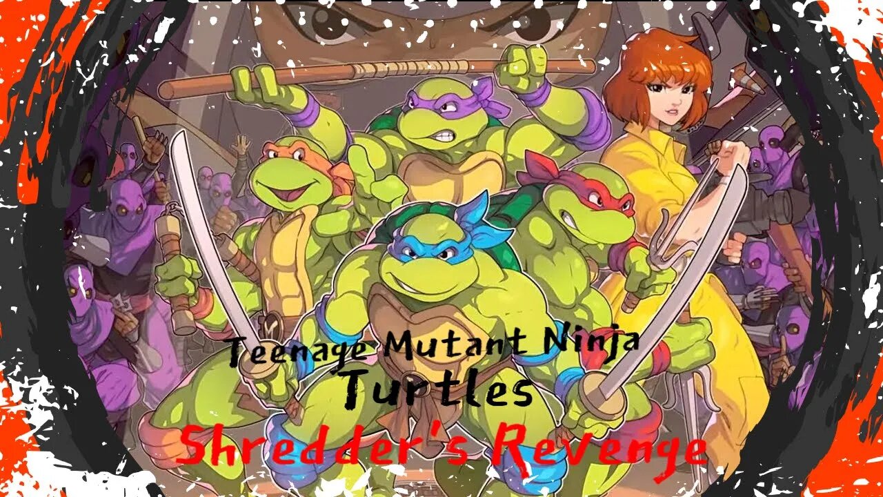 Half-Baked Shredding Through TEENAGE MUTANT NINJA TURTLES: SHREDDER'S REVENGE!! (RAPHAEL GAMEPLAY)