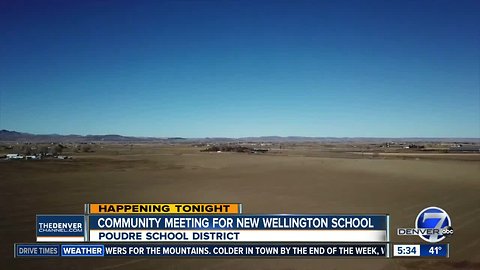 Community meeting for new Wellington School