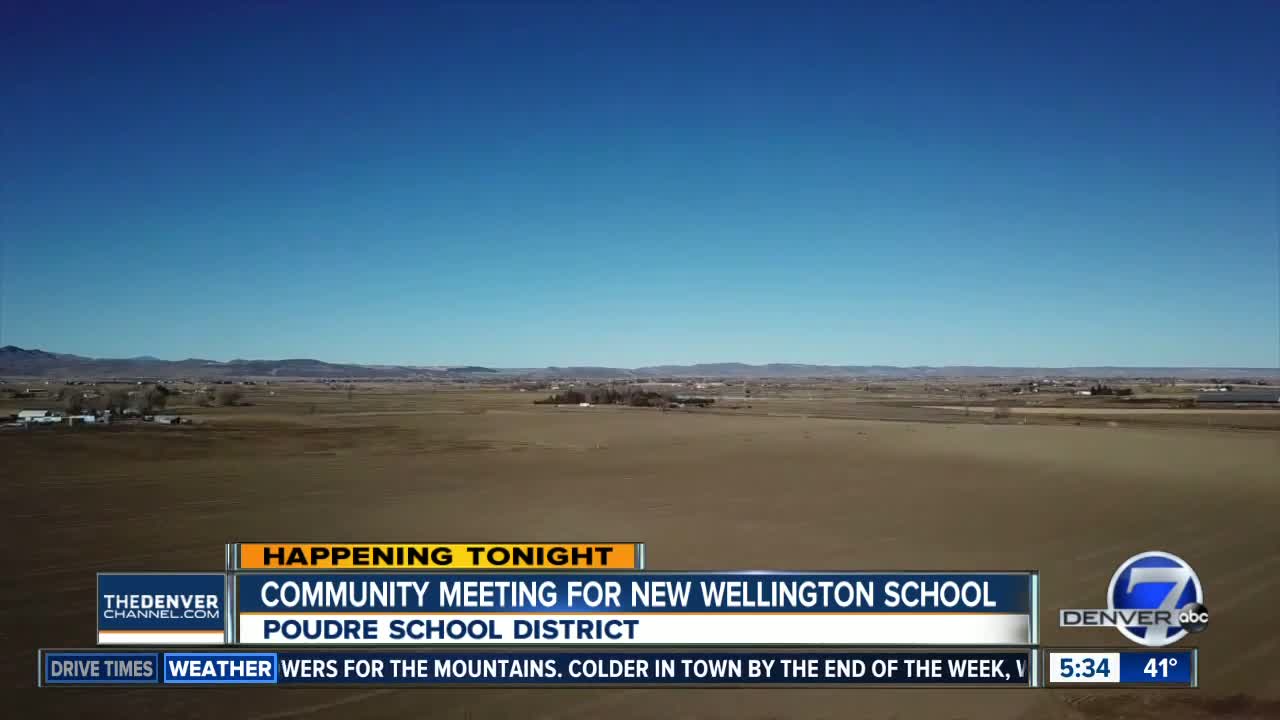 Community meeting for new Wellington School