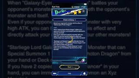 Yu-Gi-Oh! Duel Links - Solving Duel Quiz Level 2: Photon of Galaxy 1