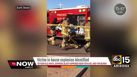 UPDATE: Authorities release name of woman killed in PHX explosion