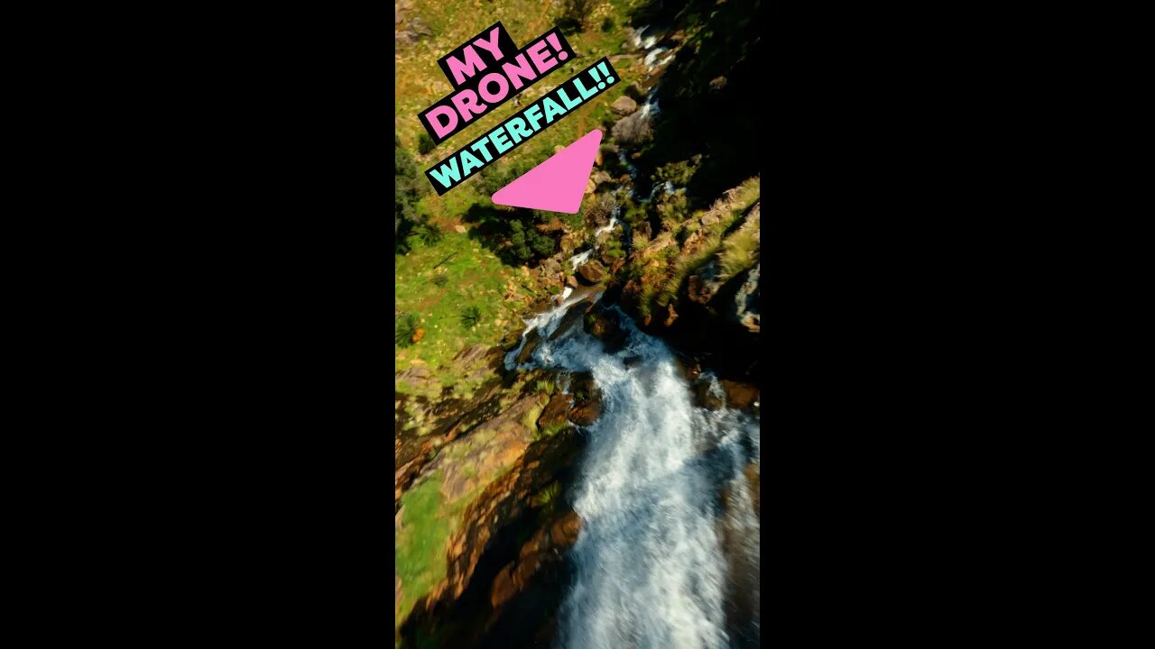 The Upside Down WATERFALL!!! 🤯😲 #shorts Cinematic FPV Drone | GoPro 10 #waterfall #nature #travel