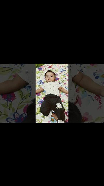 5 months old baby doing morning exercises #shorts #shortsvideo