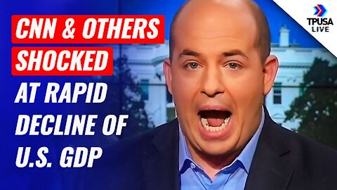 CNN & Others SHOCKED At Rapid Decline Of U.S. GDP