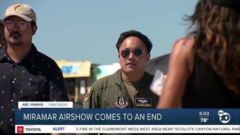 Final day of 2022 Miramar Airshow