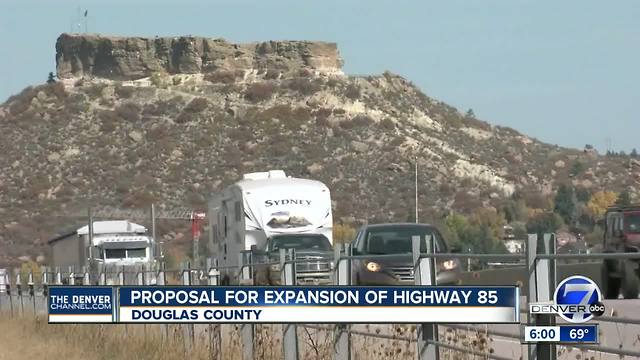 Proposal for expansion of Highway 85