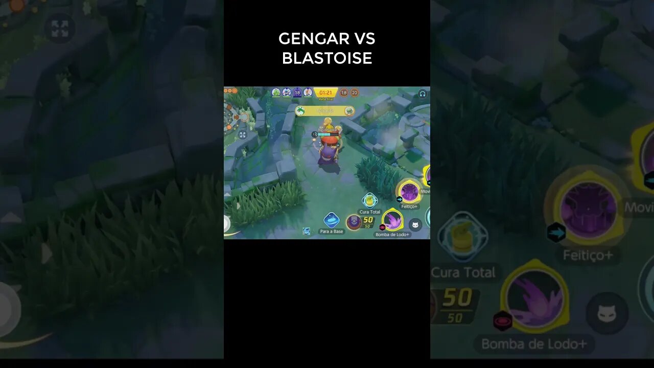 X1 GENGAR VS BLASTOISE 😱😱POKÉMON UNITE #shorts