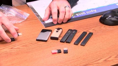 Sweeping popularlity of the Juul vaping device among teens