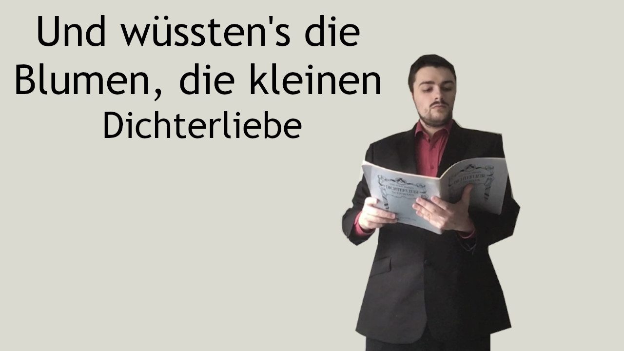 Und wüssten's die Blumen, die kleinen - Dichterliebe - Robert Schumann