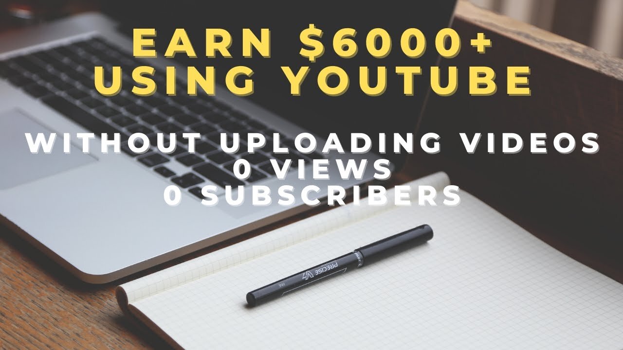 Earn $6000+ Using YouTube WITHOUT UPLOADING Videos! NO SELLING Make Real Money Online