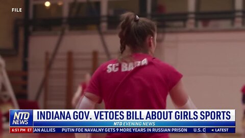 Indiana Gov. Vetoes Bill About Girls Sports