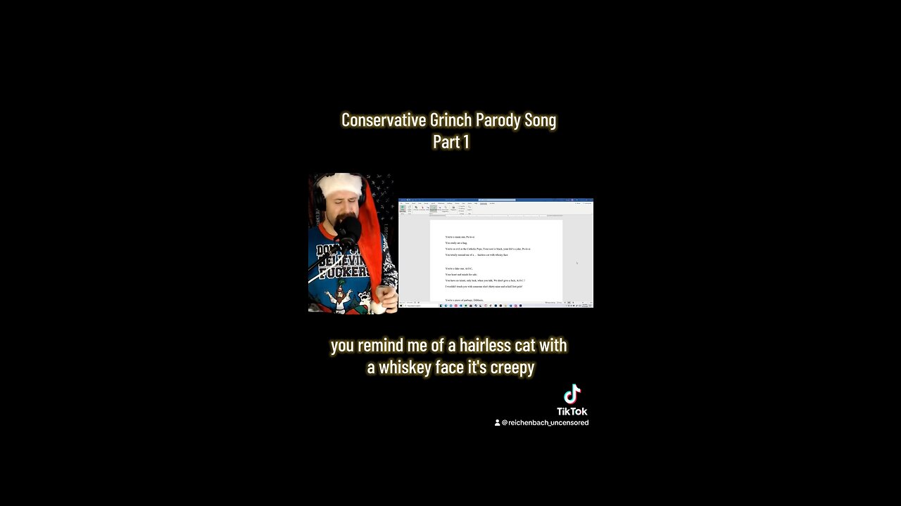 🎄 Conservative Grinch Parody Song Part One #conservative #grinch #thegrinch #parodysong #parody