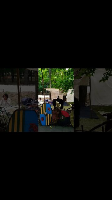 Festivalul istoric Vadislav I, Brăila - Tabăra dacilor #shorts