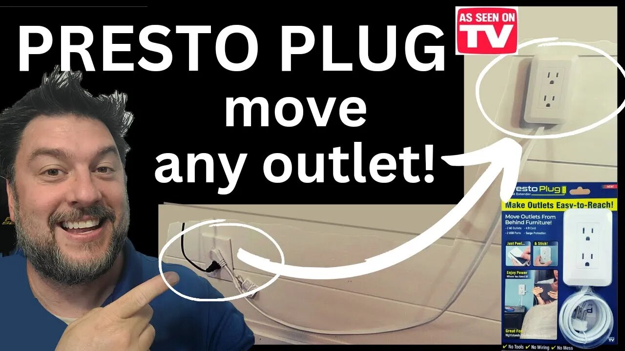 Presto Plug review: relocate your outlet without tools! Move any outlet quick and easy [470] 🔌🌟