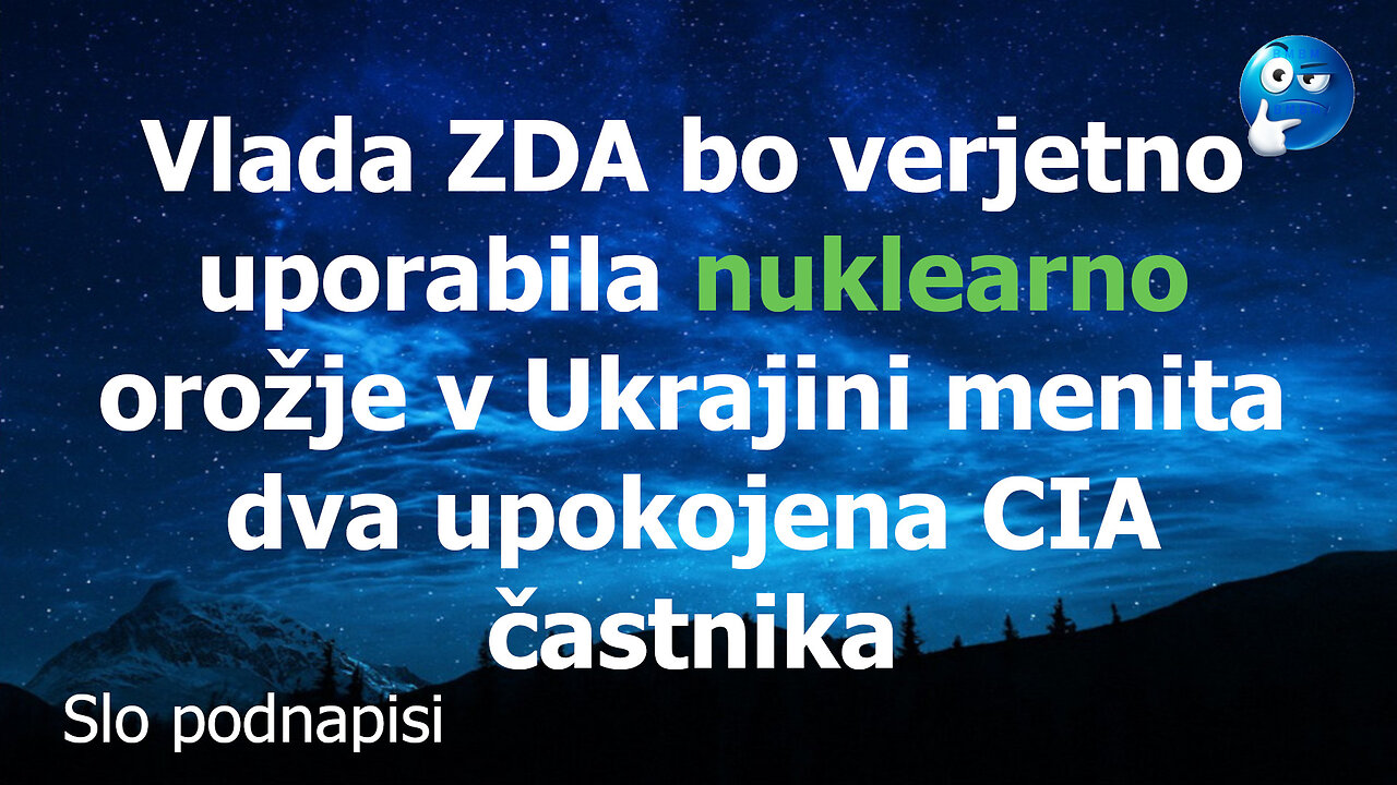 ZDA bodo verjetno uporabile atomsko orožje v Ukrajini menijo bivši CIA časniki
