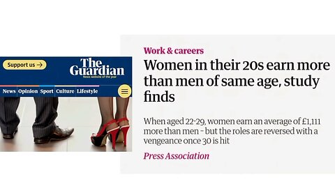The pay Gap is a lie, here's one reason why. See the link in the description