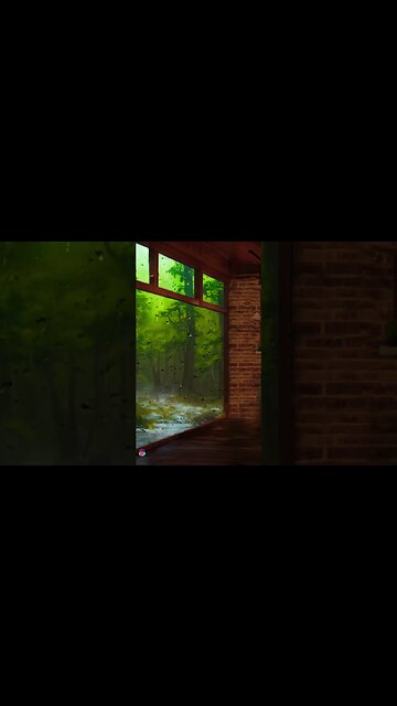 Relaxing, Soothing Light Rain Ambience #shorts