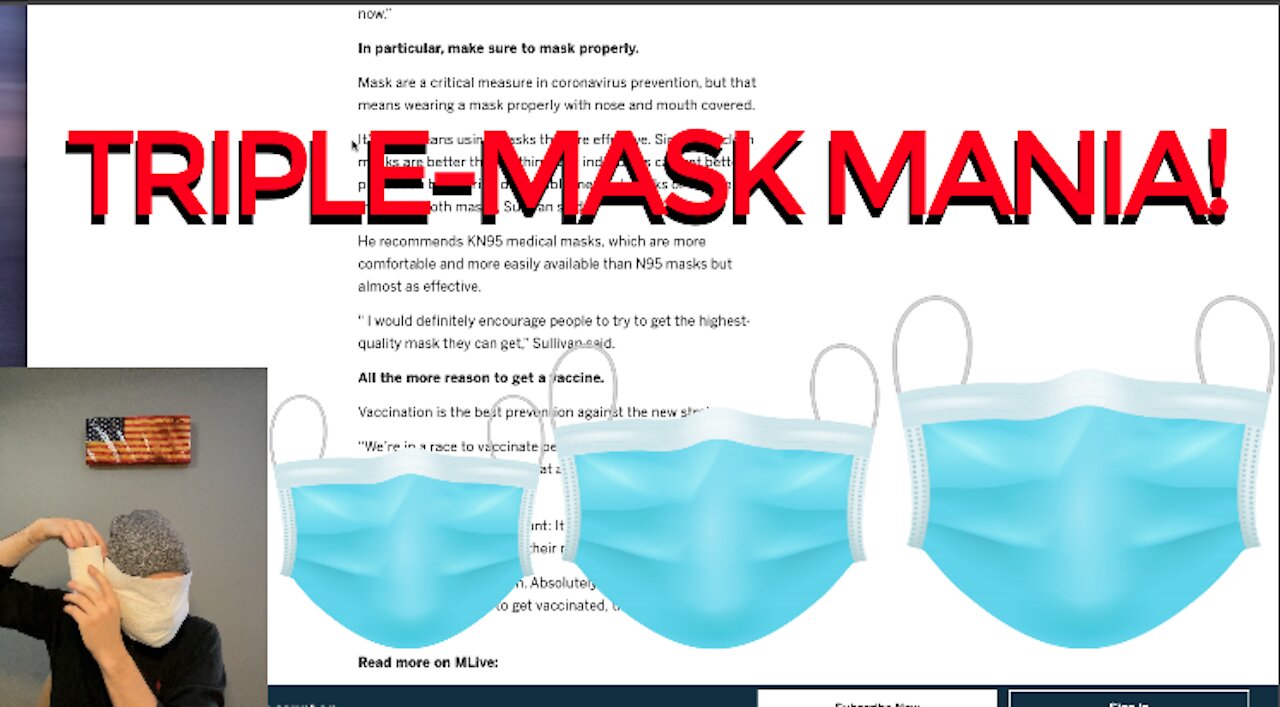 [Fixed] TRIPLE-MASKS Even MORE Common Sense...Right?