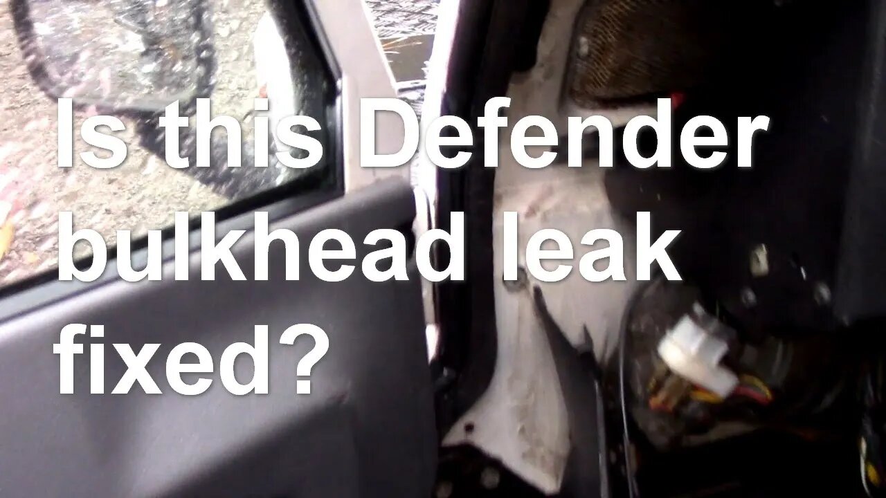 Spanish 110 Have I fixed the bulkhead water leak? Also other ideas!