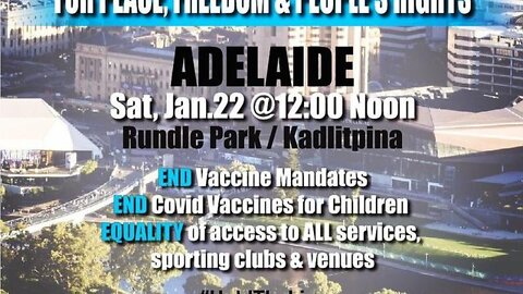 Australia | Barrister J Adam Richards lays it on the line at Adelaide Freedom Rally