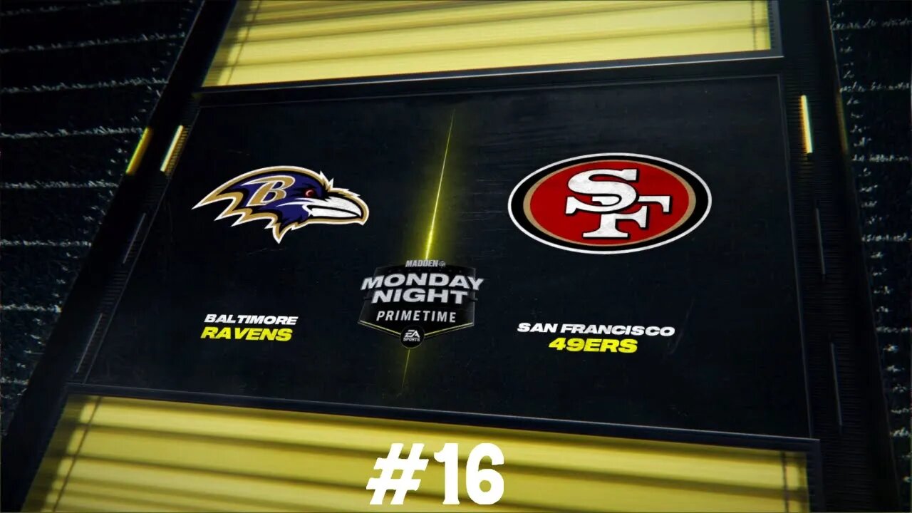 Madden 24 Ravens vs 49ers CPU vs CPU