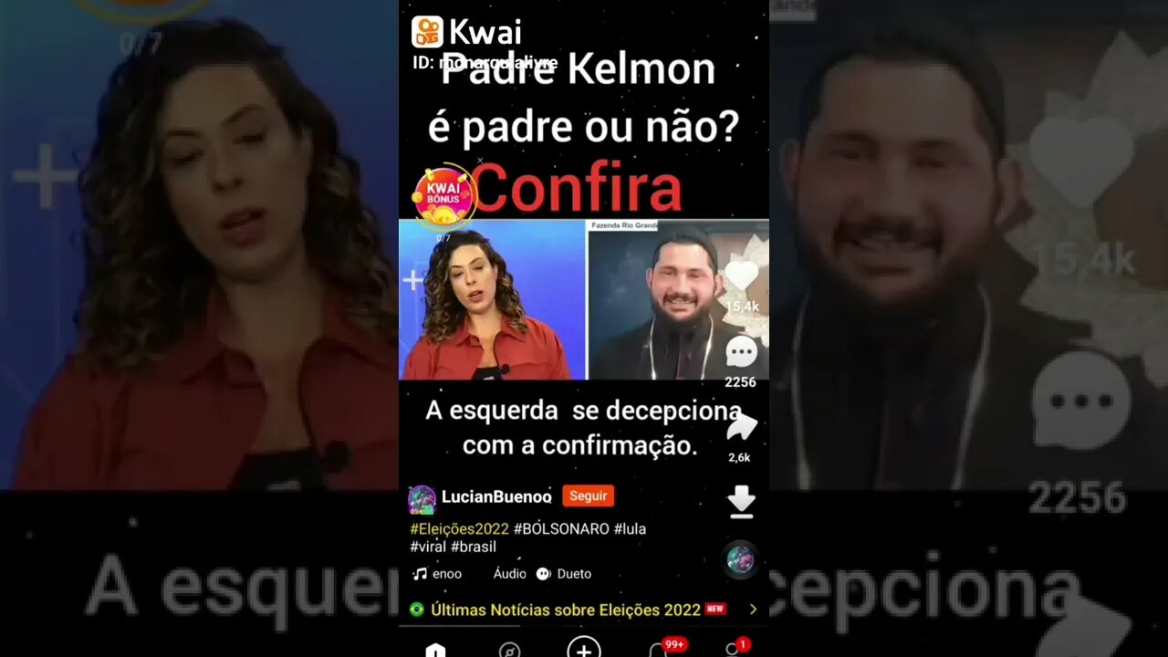 Padre kelmon é padre ou não? Confira ! Ele é candidato a presidência da republica pelo PTB