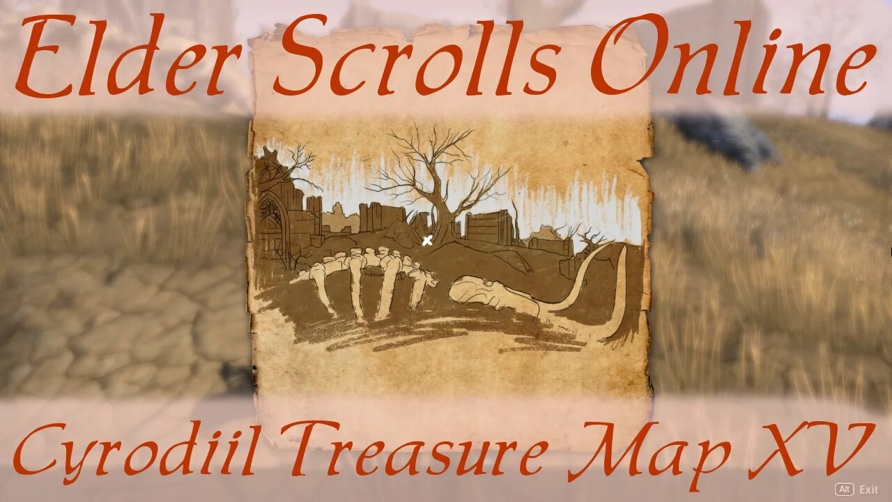 Cyrodiil Treasure Map 15 [Elder Scrolls Online ESO]