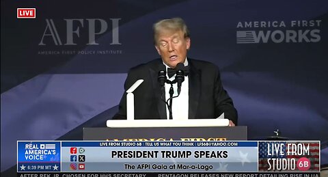 Trump Live at GALA AT MAR-A-LAGO - WATCH PARTY!