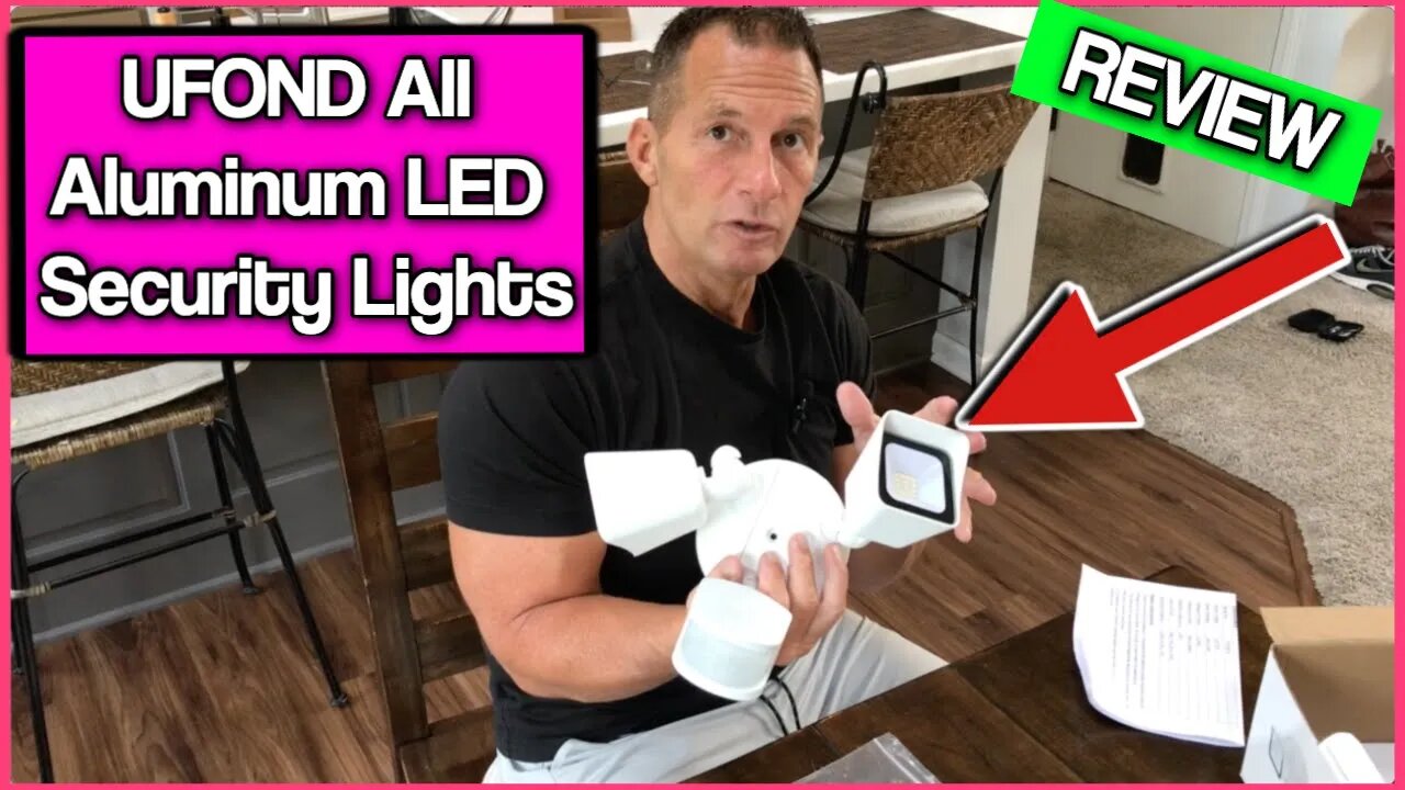 UFOND All Aluminum LED Security Lights