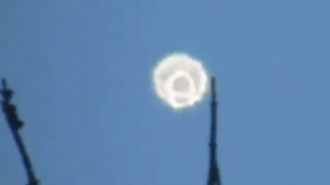 Round UFO, looks like the sun [Space]