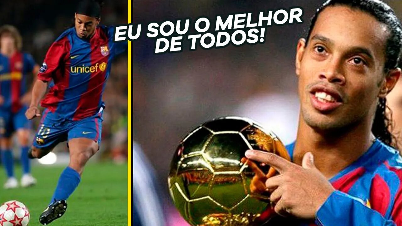 LANCES que RONALDINHO GAUCHO PROVOU VALEI 1 BILHÃO | DE GOLEADA