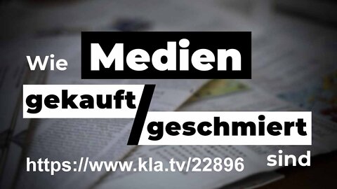 Wie Medien geschmiert sind