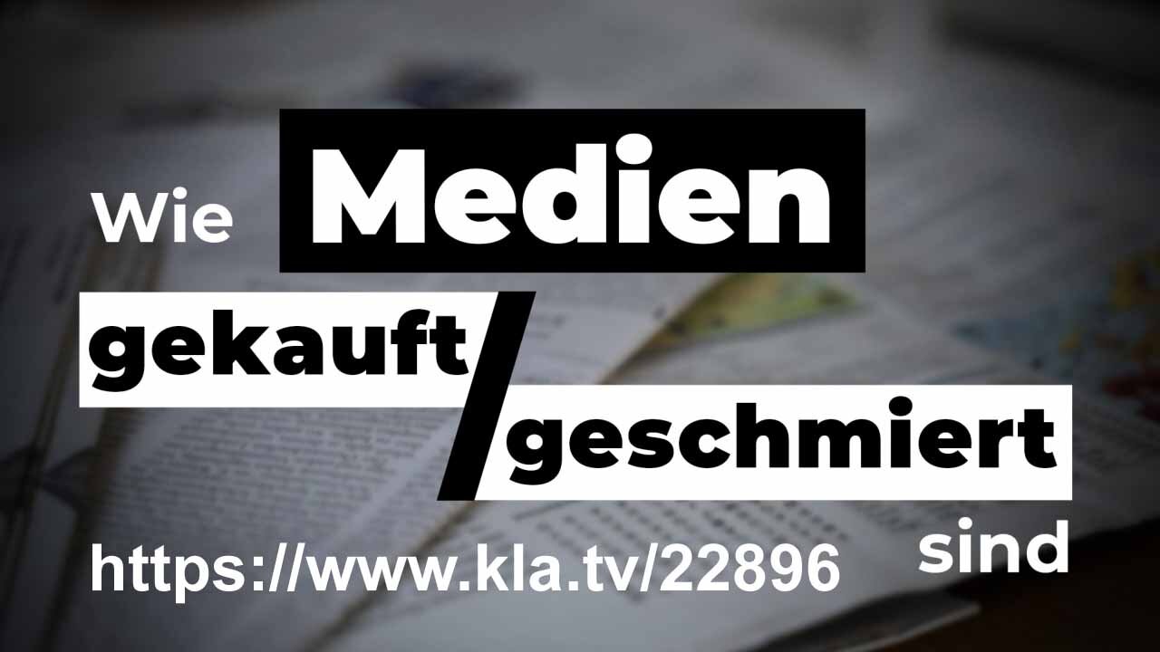 Wie Medien geschmiert sind