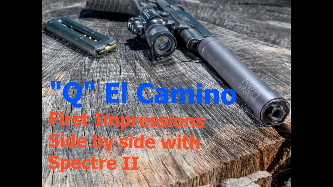 First look at the Q El Camino 22lr Silencer