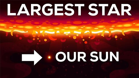 The Largest Star in the Universe – Size Comparison