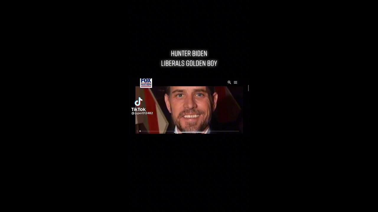 Hunter Biden Liberal’s Golden Boy