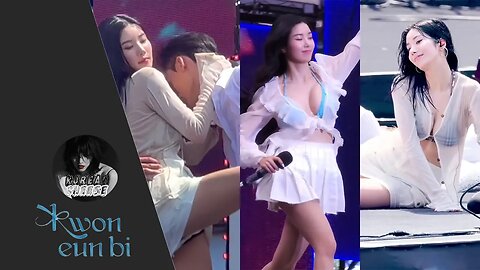 KWON EUNBI Waterbomb Hot Fancam || Portrait Video 13k Subs special