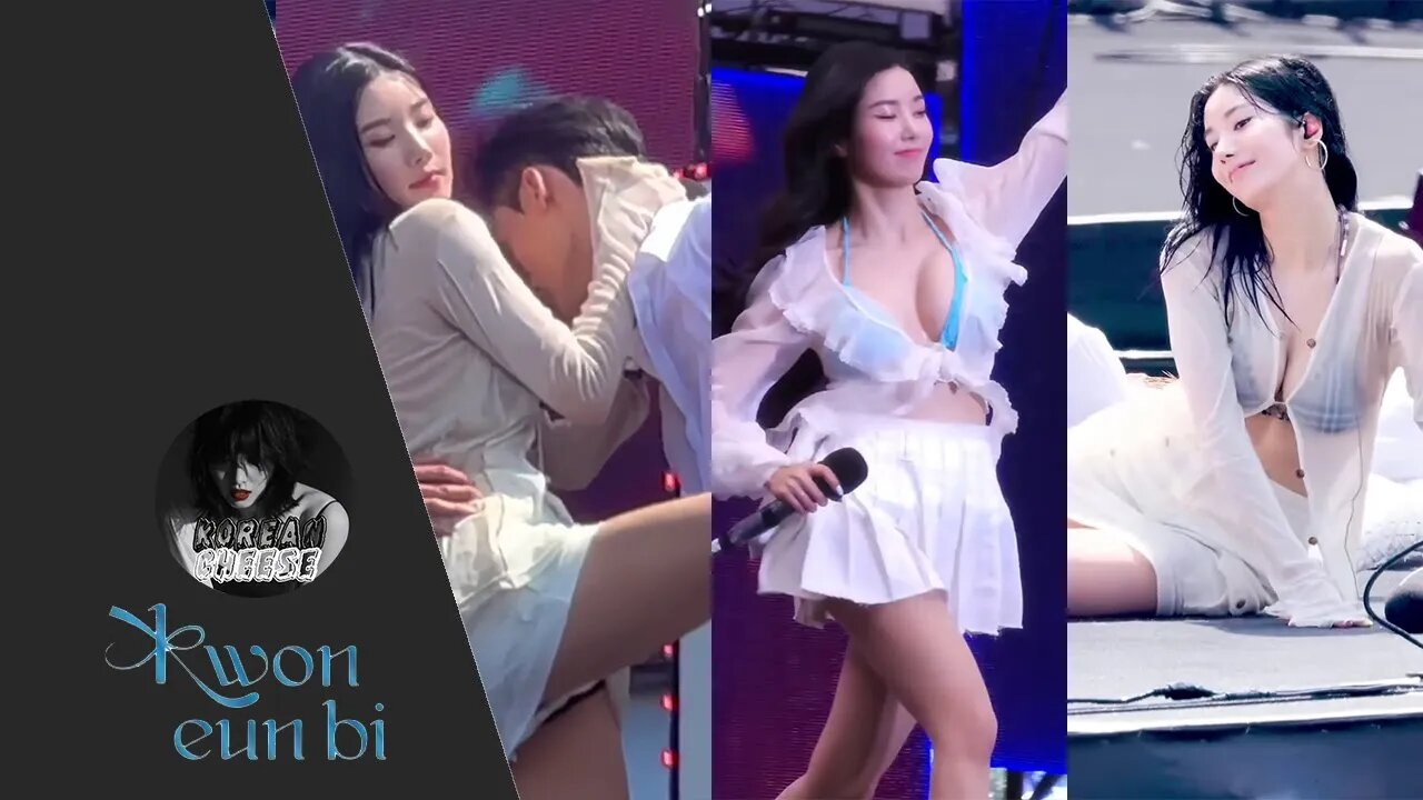 KWON EUNBI Waterbomb Hot Fancam || Portrait Video 13k Subs special