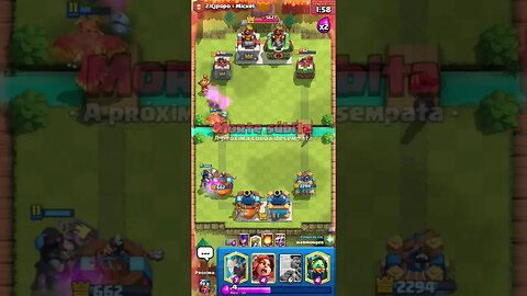 CLASH ROYALE SHORTS #22 - SÓ TEM PARTIDA TOP