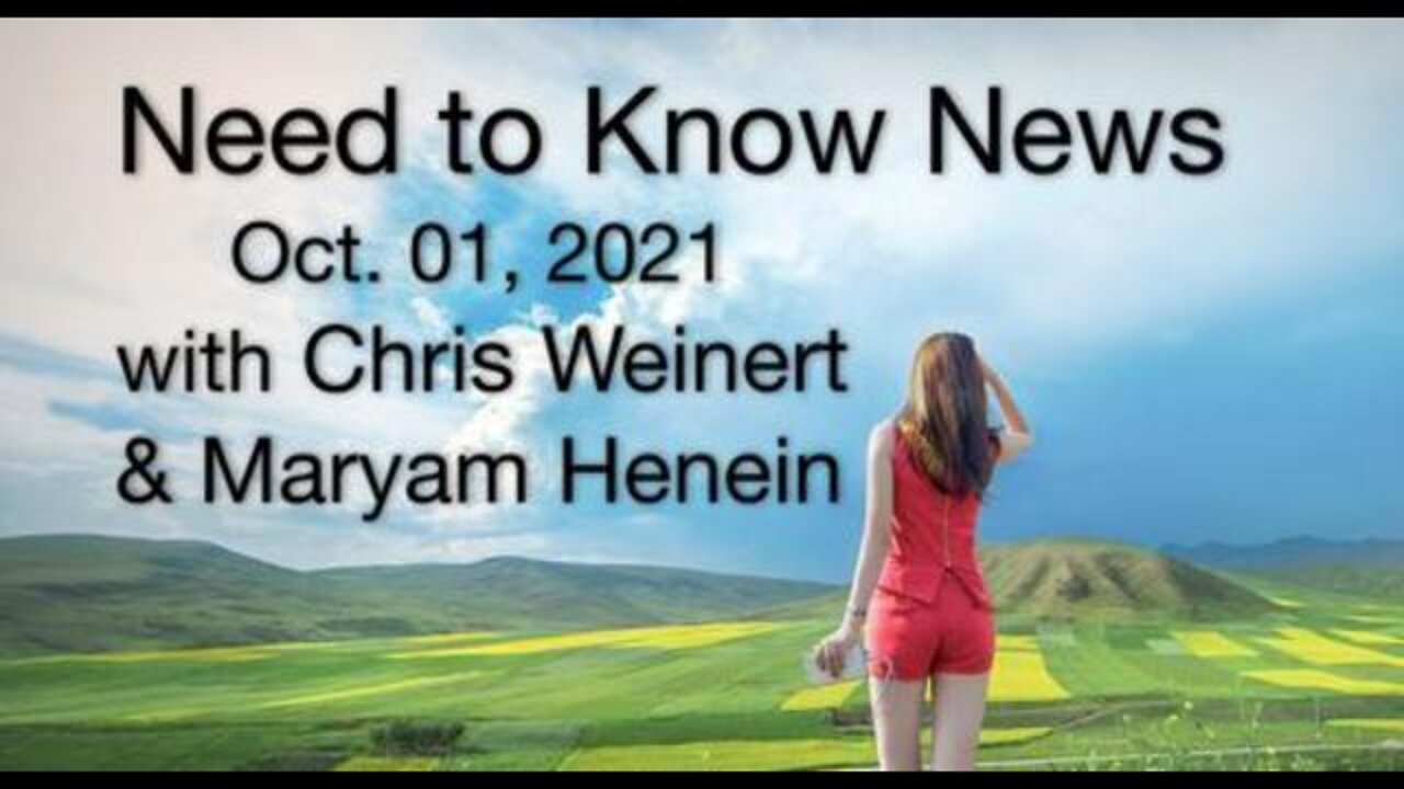 Need to Know News (1 October 2021) with Chris Weinert and Maryam Henein