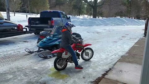 Honda XR70R Out Of Hibernation