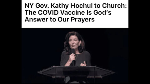 New York Gov Uses GOD To Promote The Shot